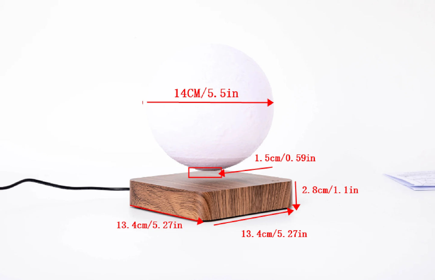Levitating Moon Lamp